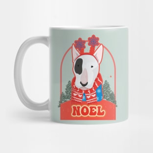 Noel with Bull Terrier | Merry Christmas 2022 Mug